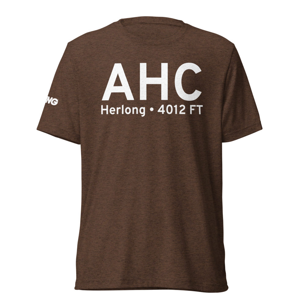 Herlong (KAHC) Airport Tri-blend T-Shirt 