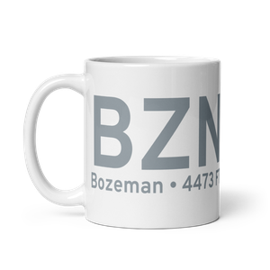Bozeman (KBZN) Airport Mug