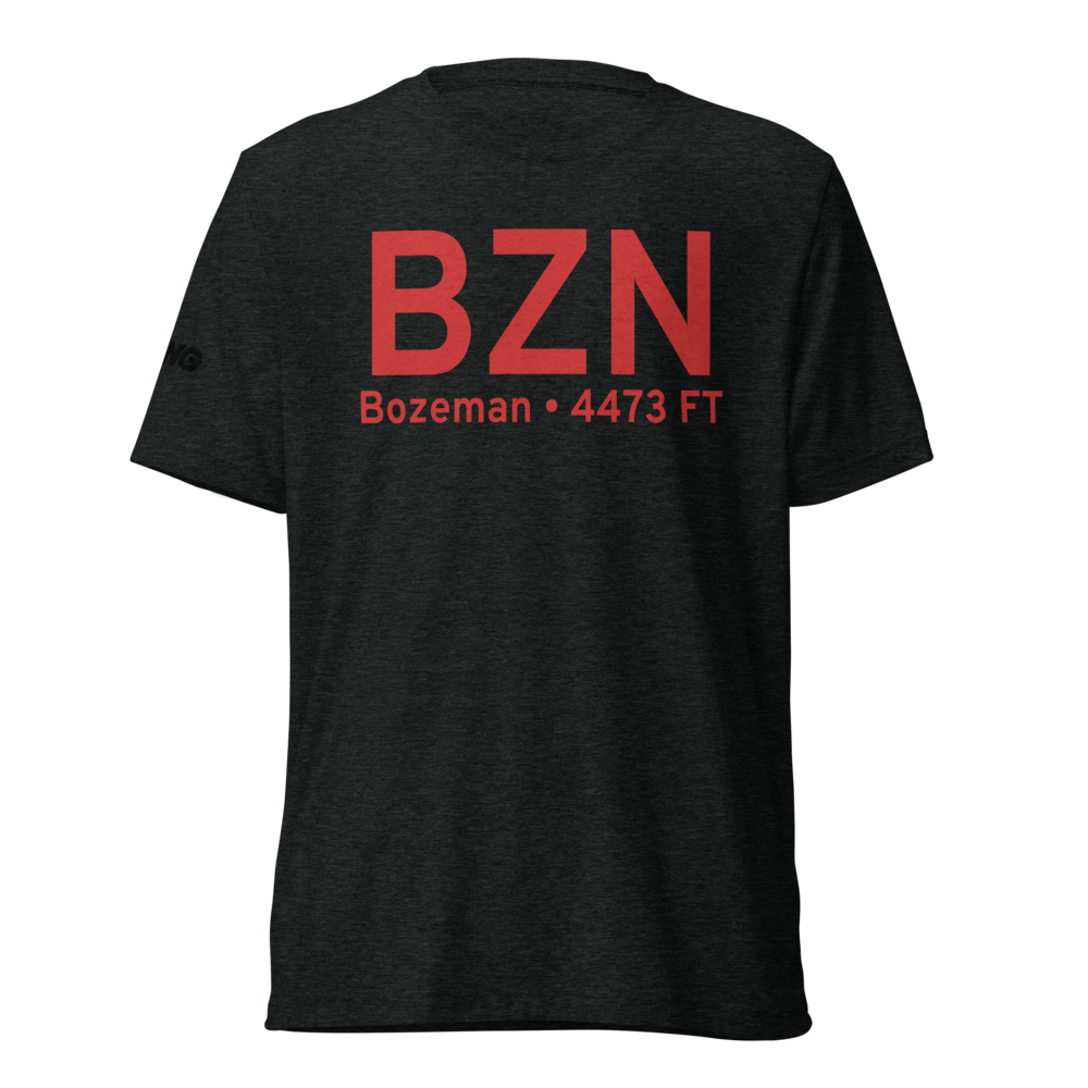 Bozeman (KBZN) Airport Tri-blend T-Shirt 