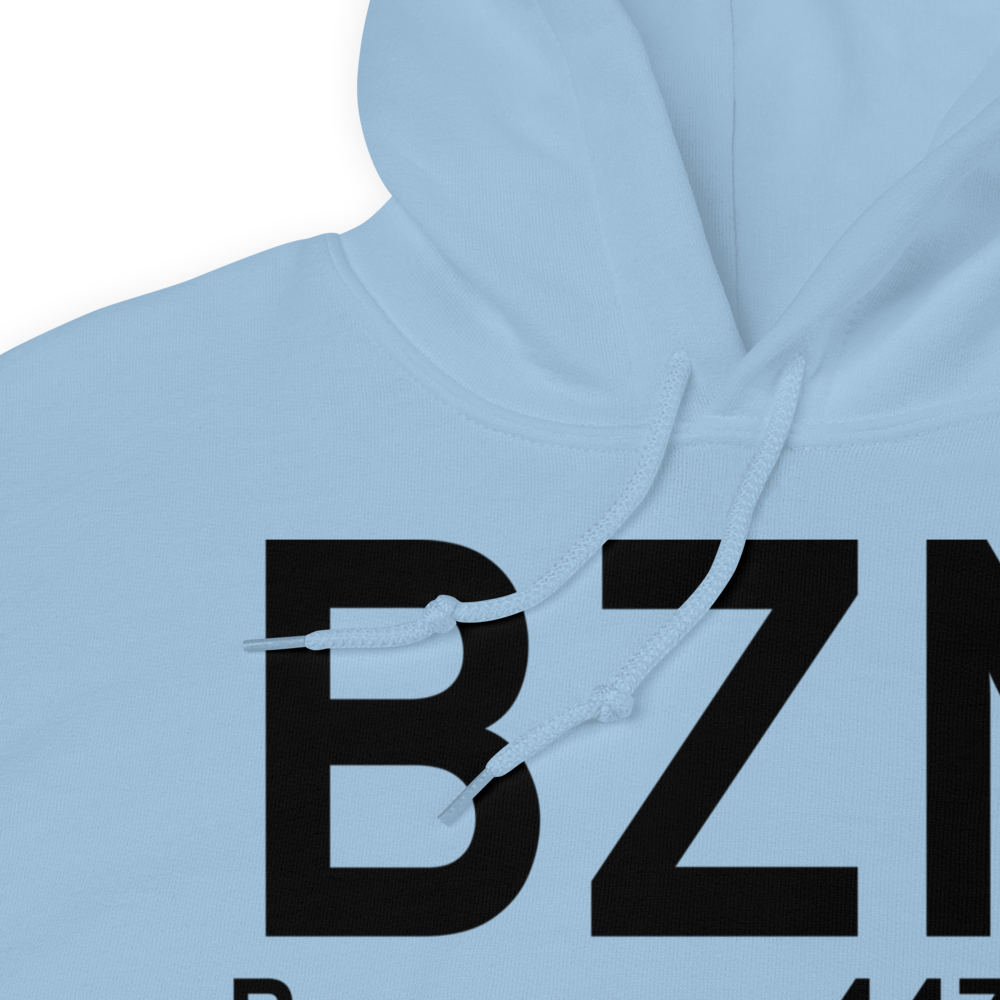 Bozeman (KBZN) Airport Hoodie Sweatshirt 