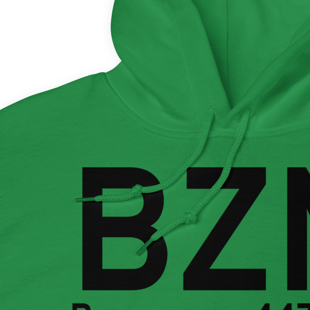 Bozeman (KBZN) Airport Hoodie Sweatshirt 