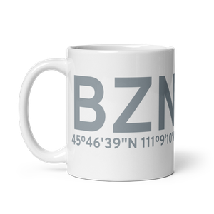 Bozeman (KBZN) Airport Mug