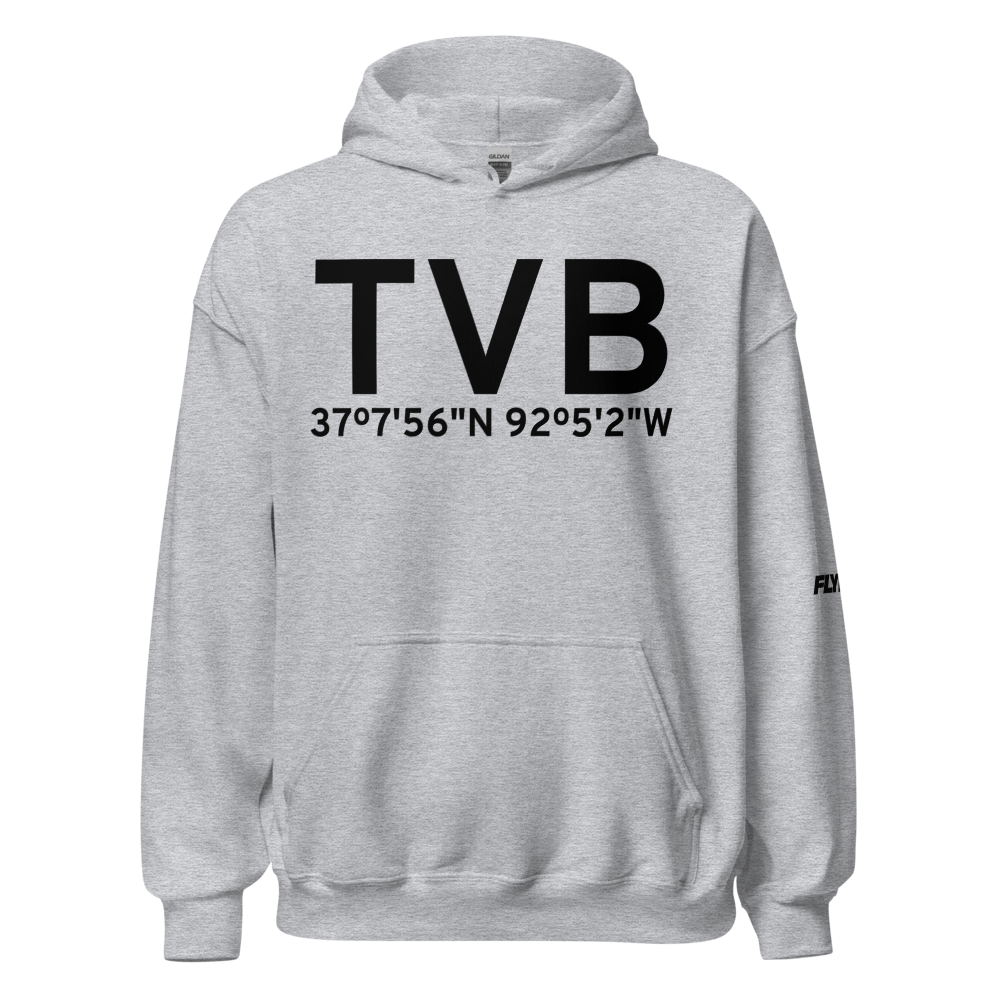 Cabool (KTVB) Airport Hoodie Sweatshirt 