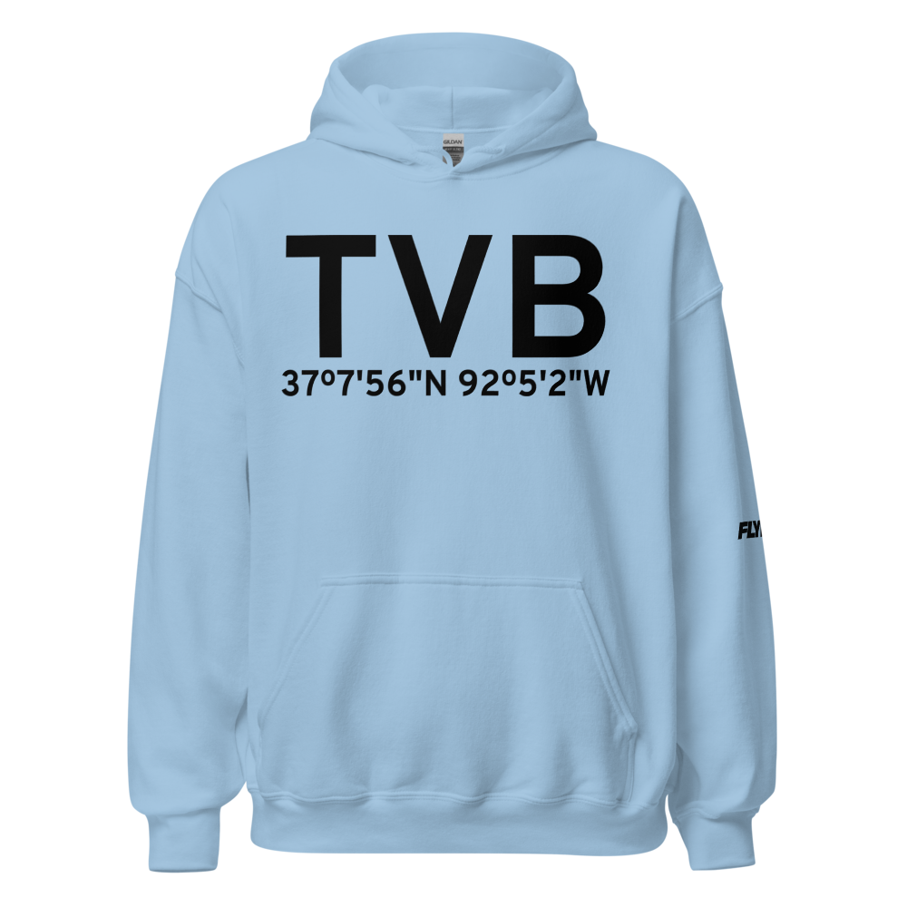 Cabool (KTVB) Airport Hoodie Sweatshirt 