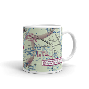 Statesboro Bulloch County Airport (TBR) VFR Sectional  Mug