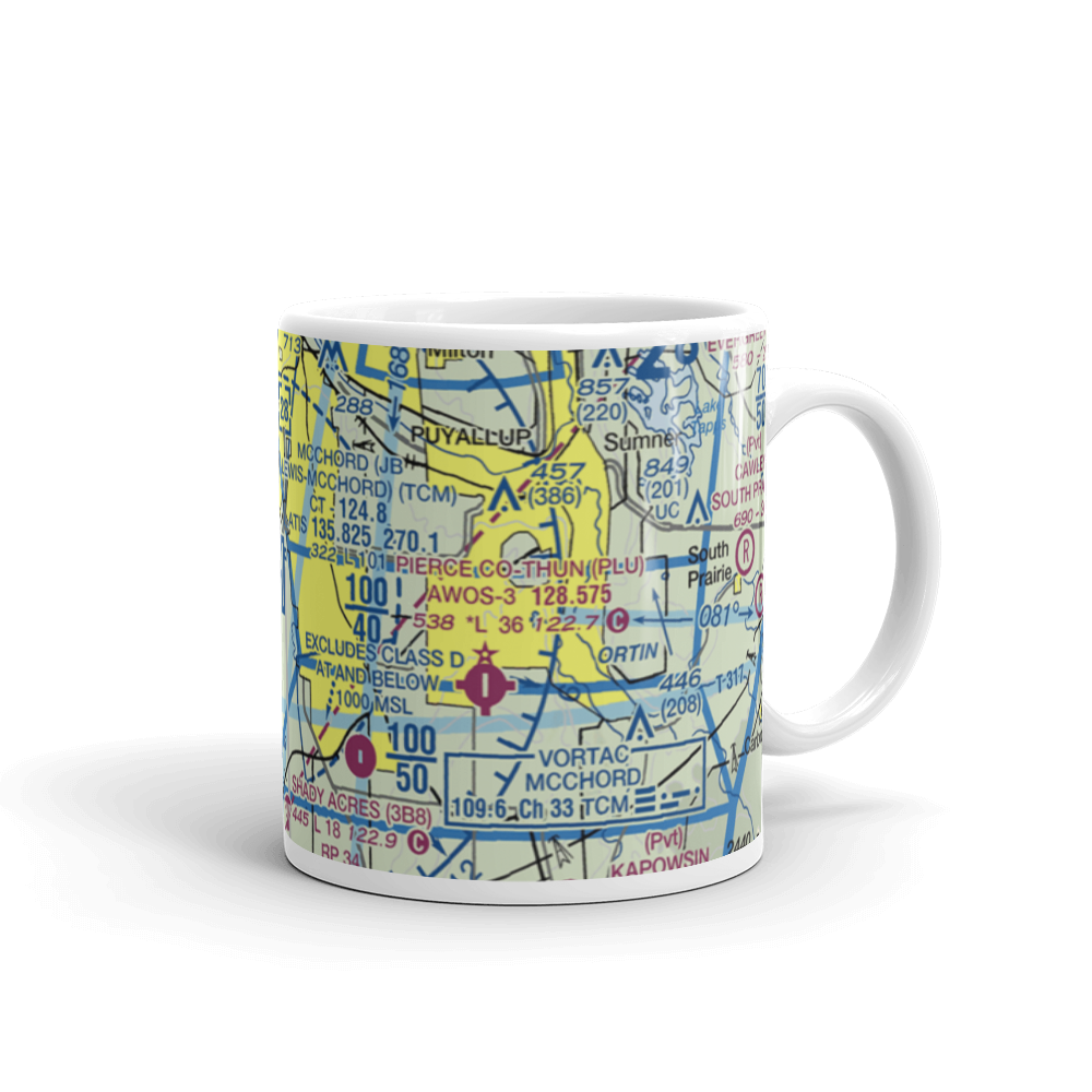 McChord Air Force Base (TCM) VFR Sectional  Mug 