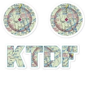 Person County Airport (TDF) VFR Sectional Sticker Pack