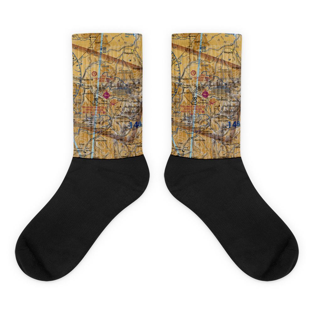 Telluride Regional Airport (TEX) VFR Sectional Socks 