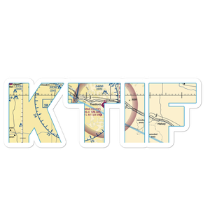 Thomas County Airport (TIF) VFR Sectional Sticker