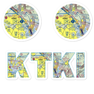 Collin County Regional At Mc Kinney Airport (TKI) VFR Sectional Sticker Pack