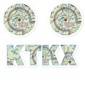 Kennett Memorial Airport (TKX) VFR Sectional Sticker Pack
