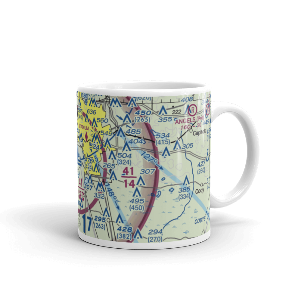 Tallahassee Regional Airport (TLH) VFR Sectional  Mug 