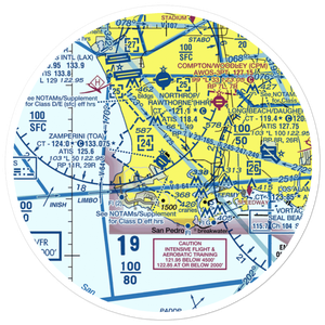 Zamperini Field (TOA) VFR Sectional Sticker (30 mile)
