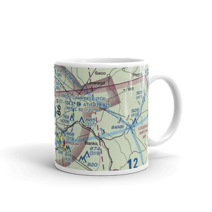 Troy Municipal Airport at N Kenneth Campbell Field (TOI) VFR Sectional  Mug