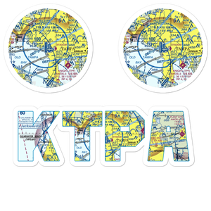 Tampa International Airport (TPA) VFR Sectional Sticker Pack