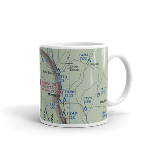 Tekamah Municipal Airport (TQE) VFR Sectional  Mug