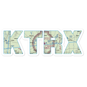 Trenton Municipal Airport (TRX) VFR Sectional Sticker