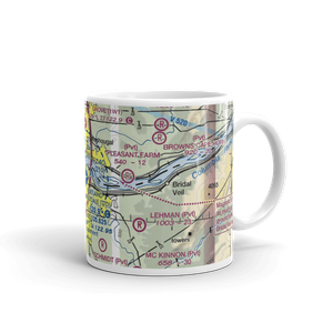 Portland Troutdale Airport (TTD) VFR Sectional  Mug