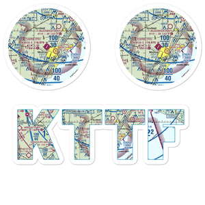 Custer Airport (TTF) VFR Sectional Sticker Pack