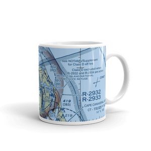 Nasa Shuttle Landing Facility Airport (TTS) VFR Sectional  Mug