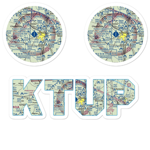 Tupelo Regional Airport (TUP) VFR Sectional Sticker Pack
