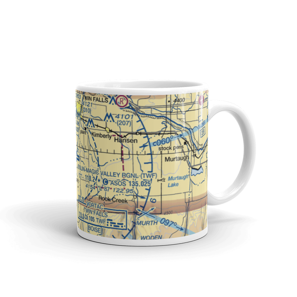 Joslin Field Magic Valley Regional Airport (TWF) VFR Sectional  Mug 