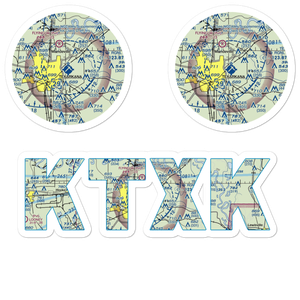 Texarkana Regional Webb Field (TXK) VFR Sectional Sticker Pack