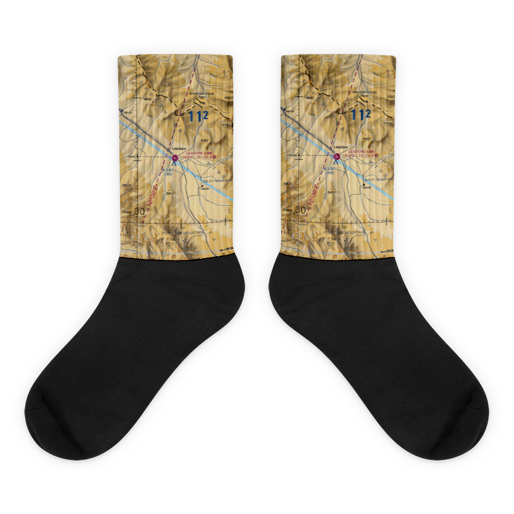 Leadore Airport (U00) VFR Sectional Socks 