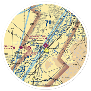 Mccarley Field (U02) VFR Sectional Sticker (30 mile)