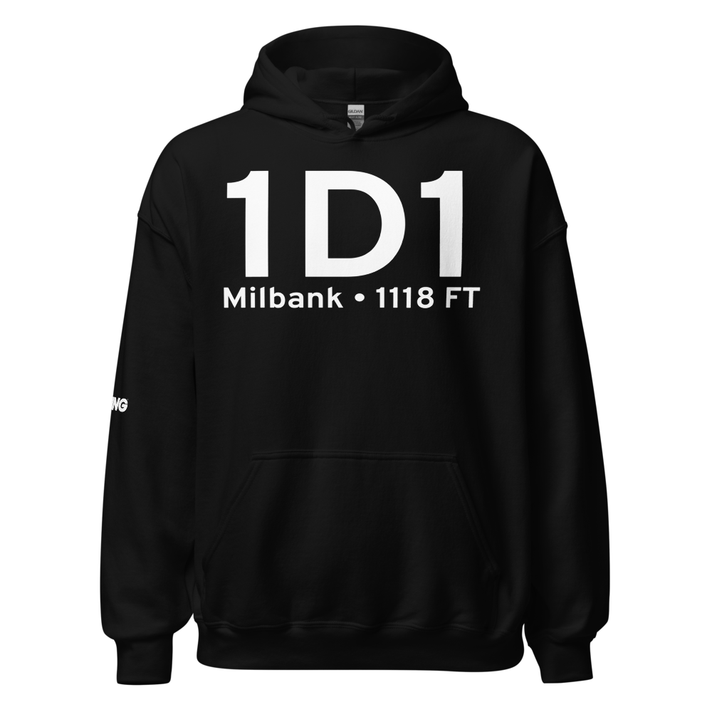 Milbank (K1D1) Airport Hoodie Sweatshirt 