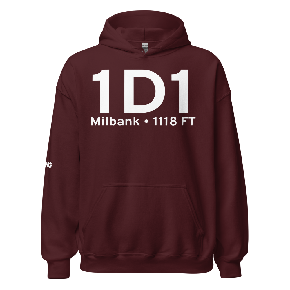 Milbank (K1D1) Airport Hoodie Sweatshirt 