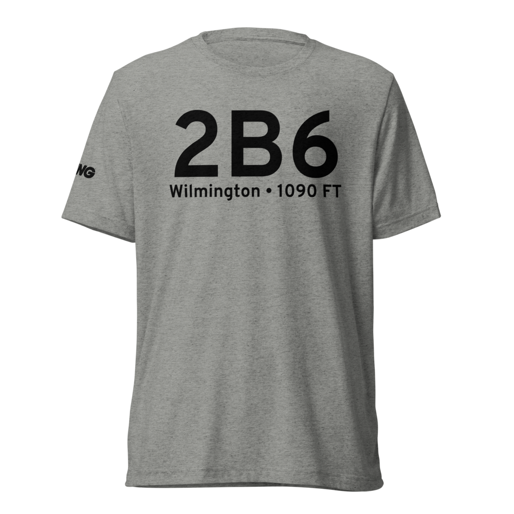 Wilmington (2B6) Airport Tri-blend T-Shirt 