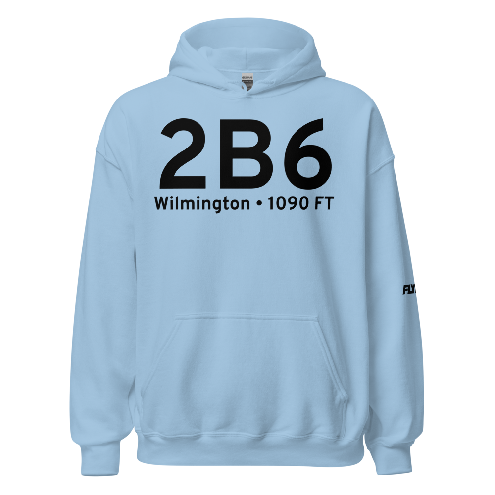 Wilmington (2B6) Airport Hoodie Sweatshirt 