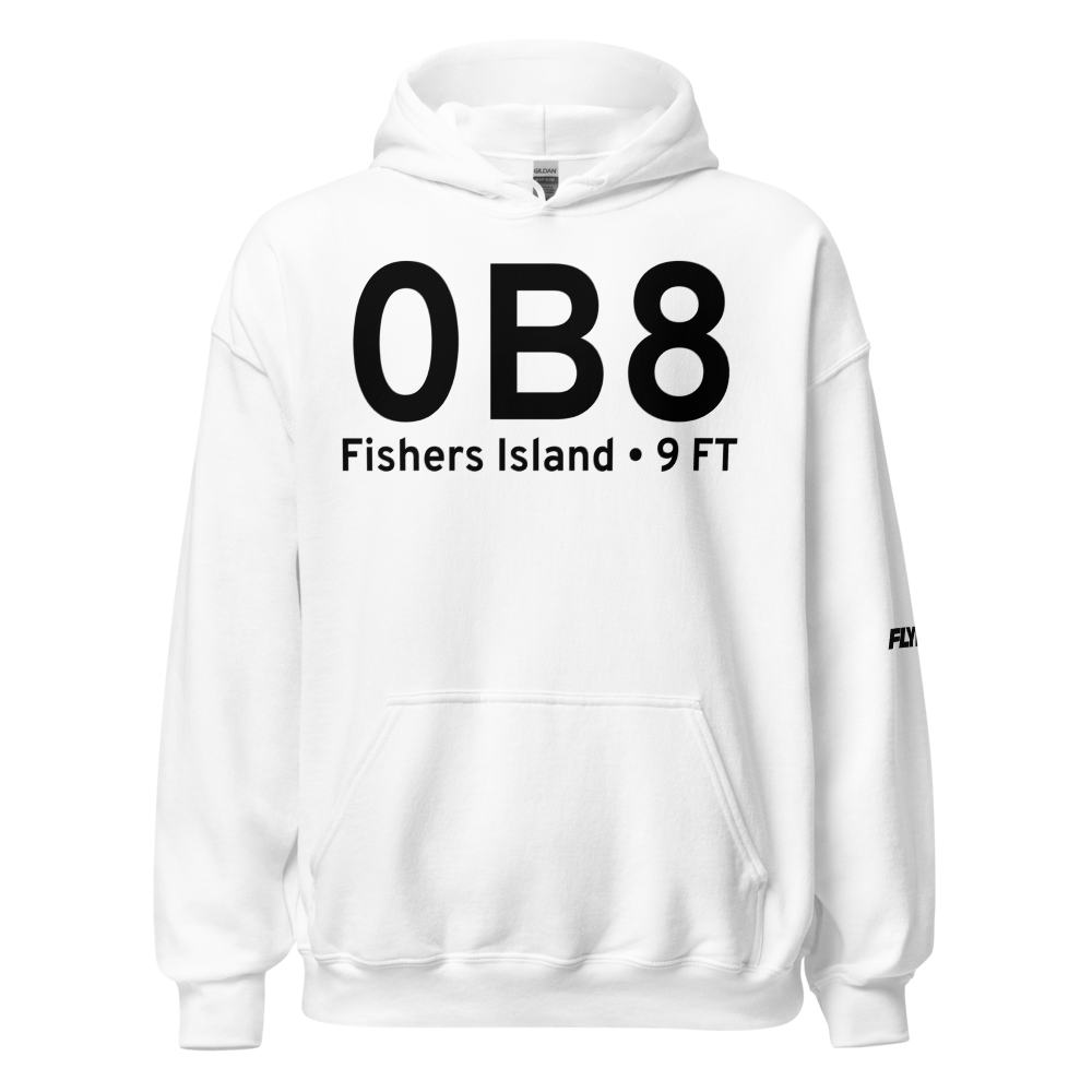 Fishers Island (K0B8) Airport Hoodie Sweatshirt 