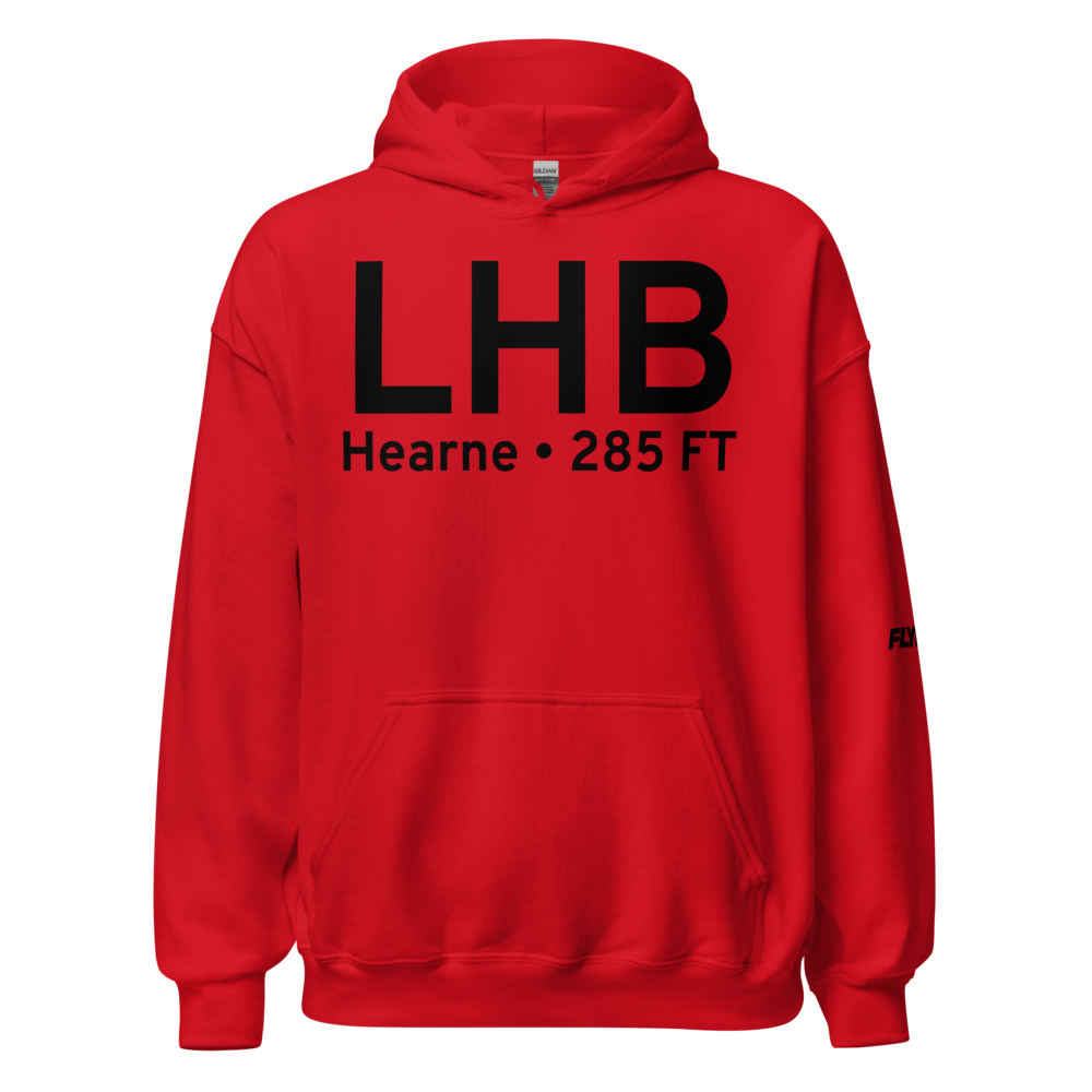 Hearne (KLHB) Airport Hoodie Sweatshirt 