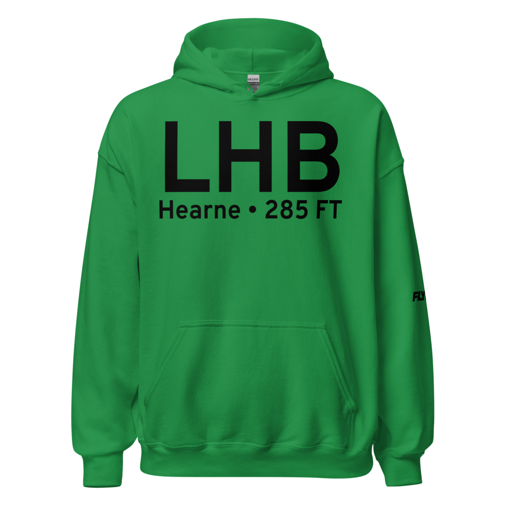 Hearne (KLHB) Airport Hoodie Sweatshirt 