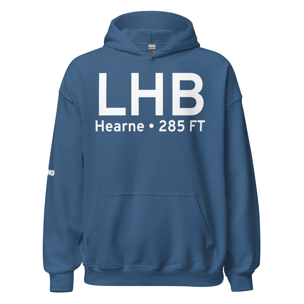 Hearne (KLHB) Airport Hoodie Sweatshirt 