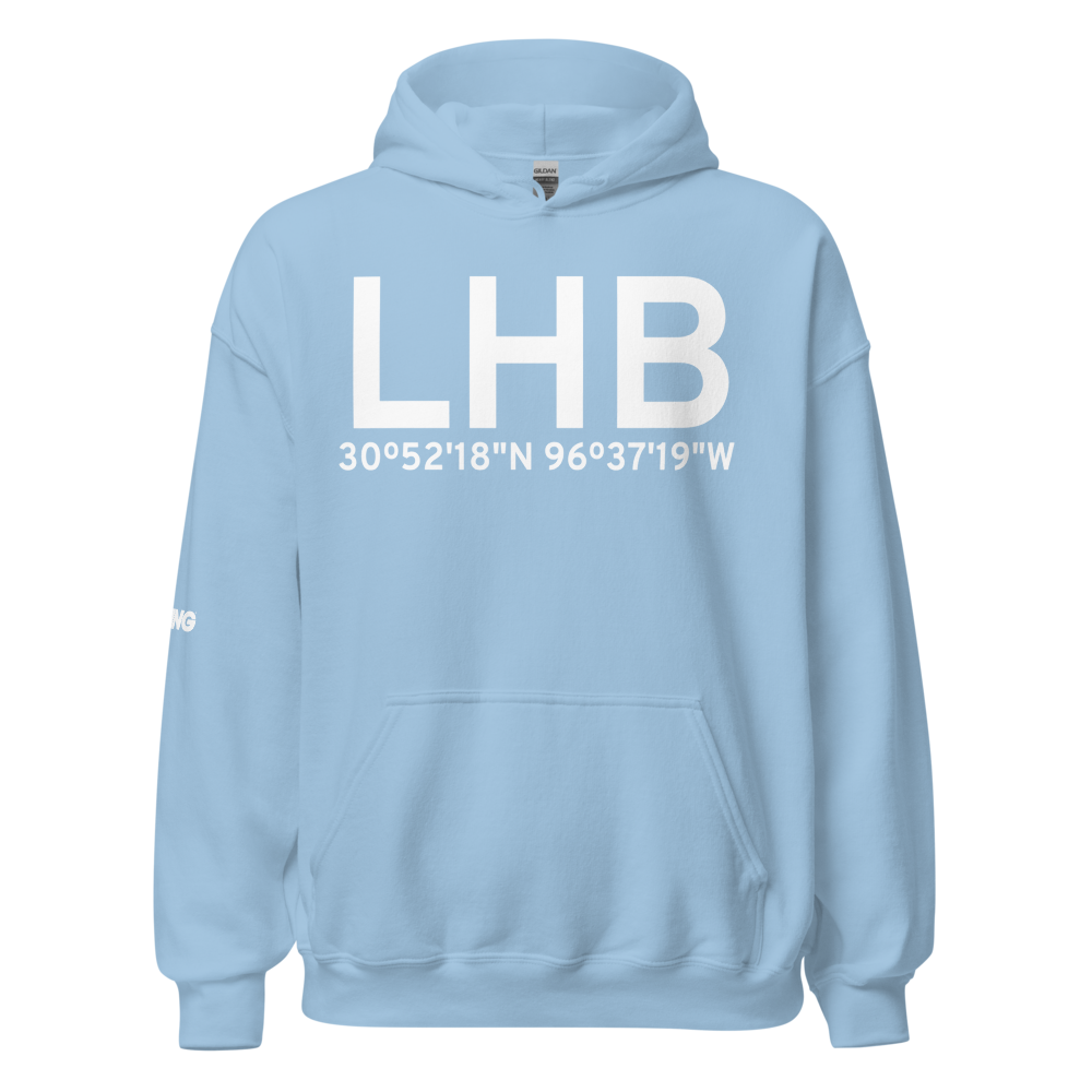 Hearne (KLHB) Airport Hoodie Sweatshirt 