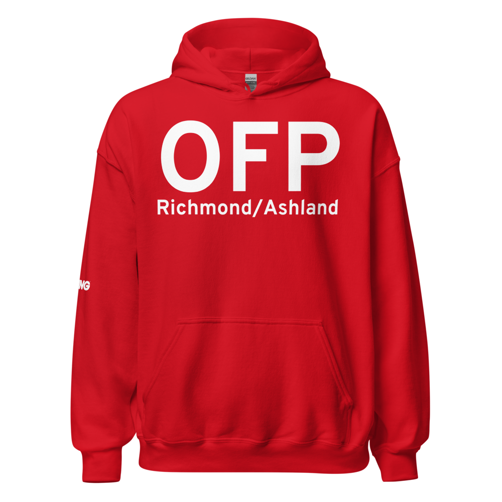 Richmond/Ashland (KOFP) Airport Hoodie Sweatshirt 