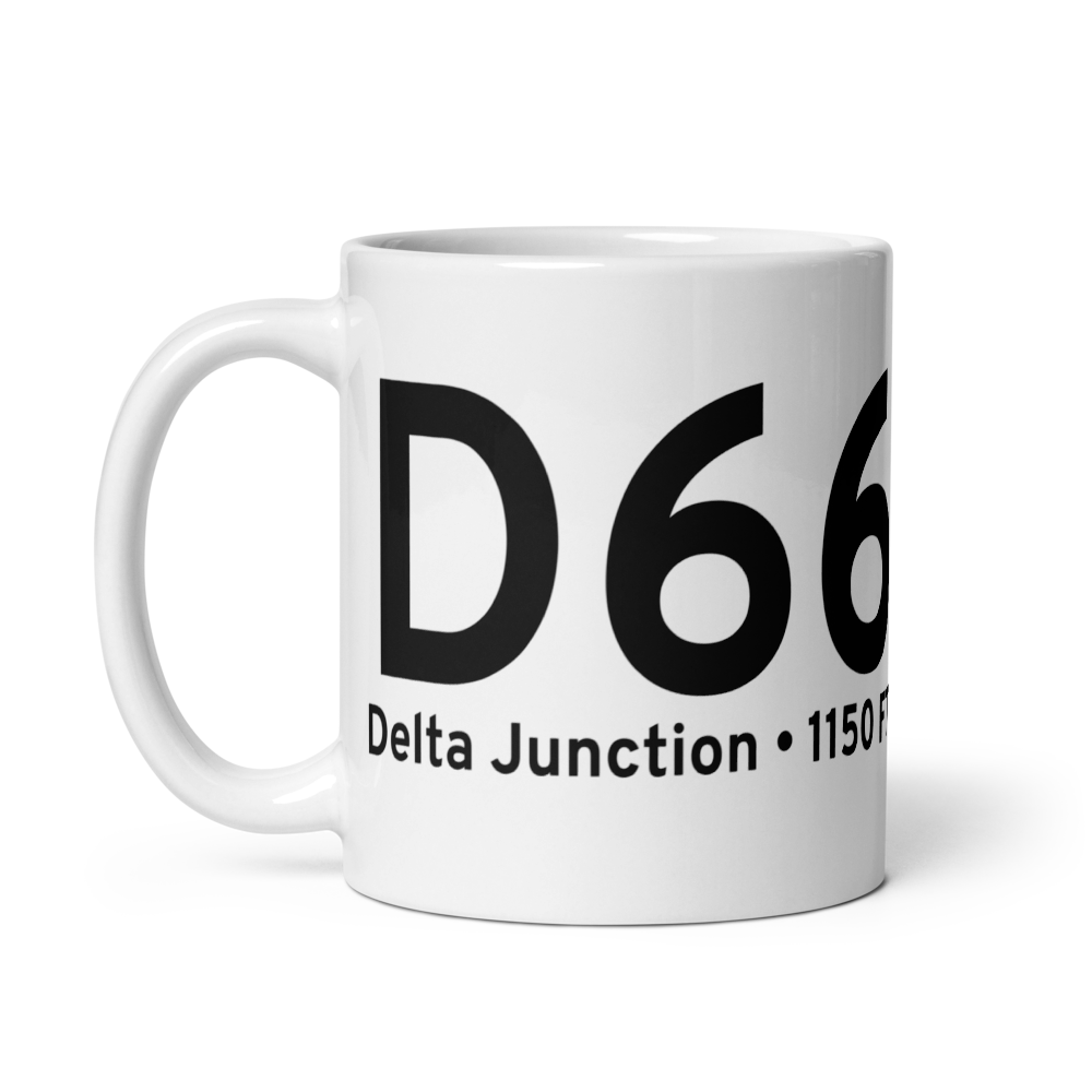 Delta Junction (D66) Airport Mug 