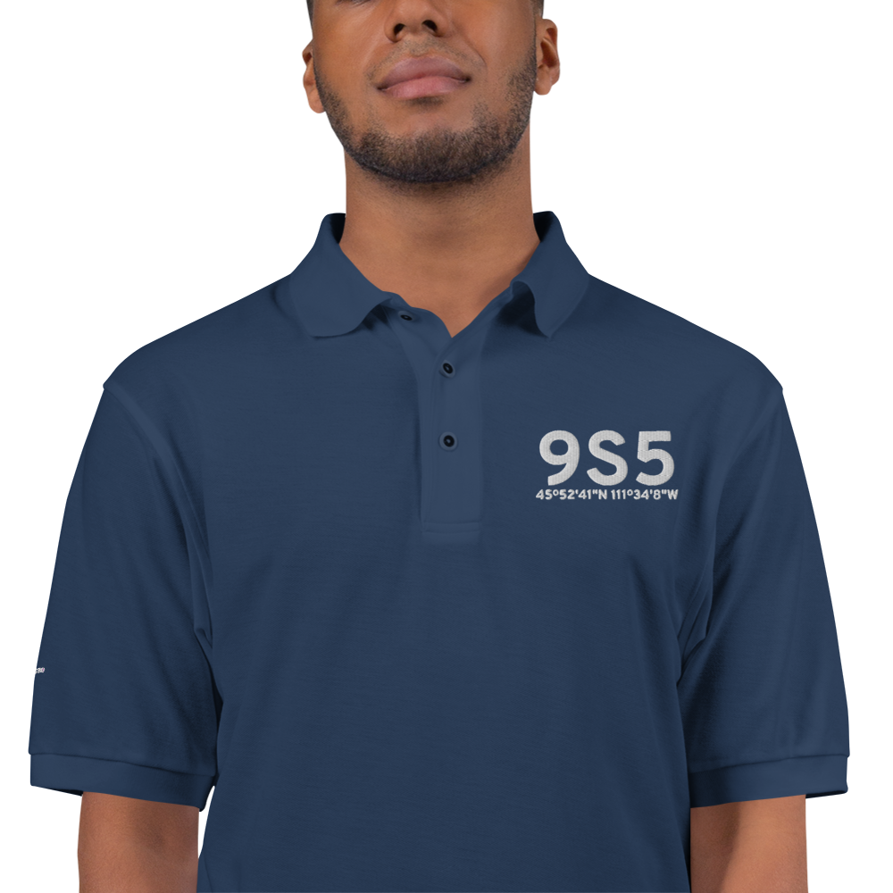 Three Forks (K9S5) Airport Port Authority Embroidered Polo Shirt 