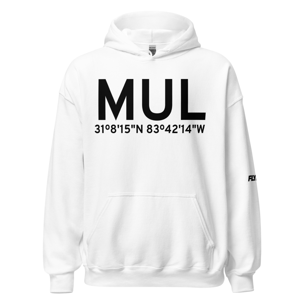 Moultrie (KMUL) Airport Hoodie Sweatshirt 
