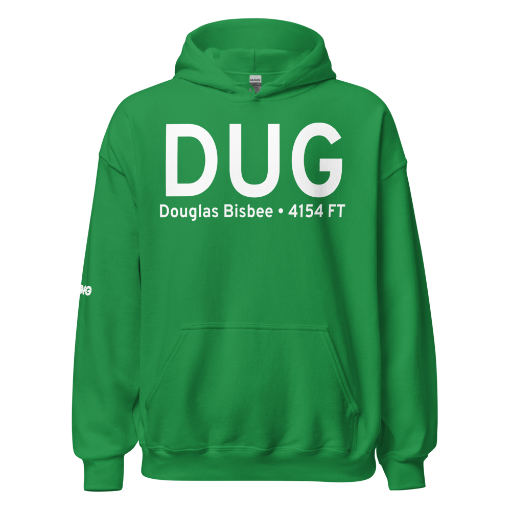 Douglas Bisbee (KDUG) Airport Hoodie Sweatshirt 