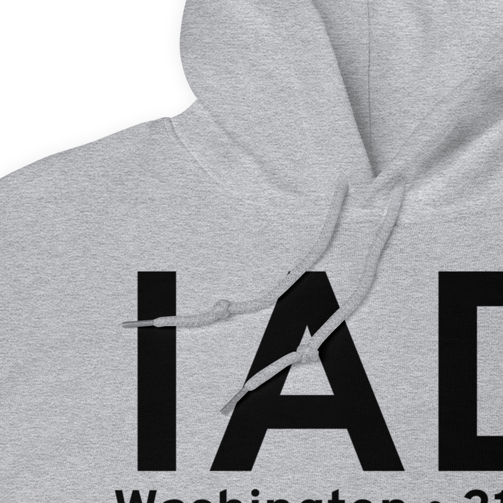 Washington (KIAD) Airport Hoodie Sweatshirt 