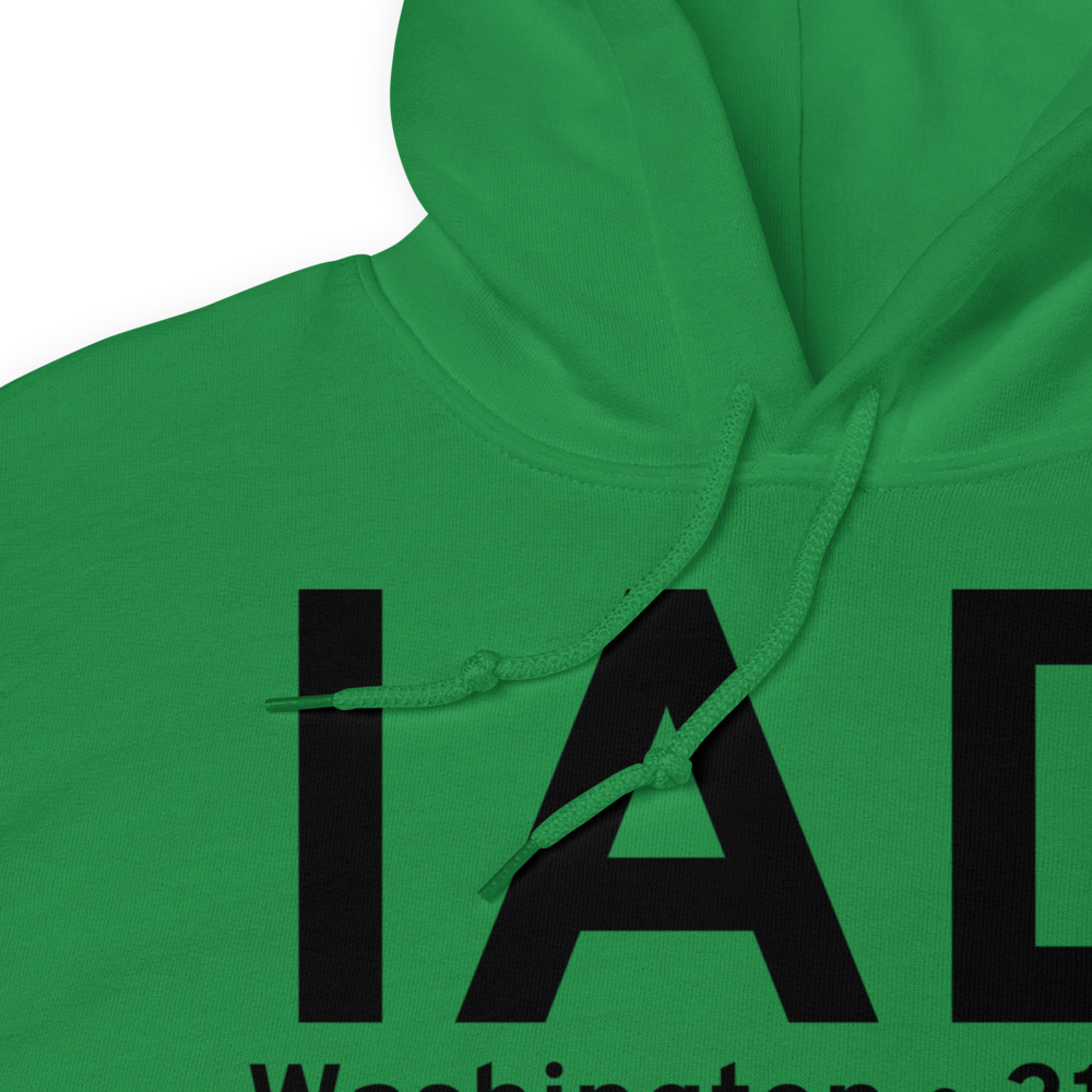 Washington (KIAD) Airport Hoodie Sweatshirt 