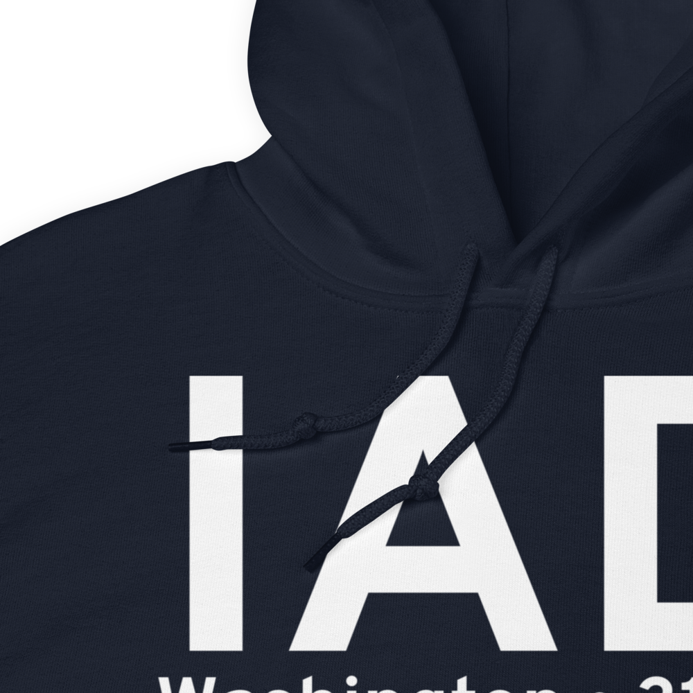 Washington (KIAD) Airport Hoodie Sweatshirt 