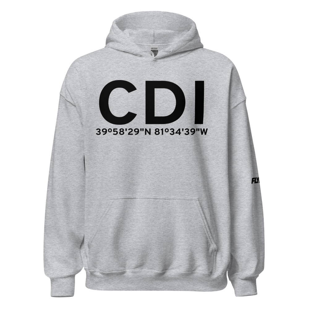 Cambridge (KCDI) Airport Hoodie Sweatshirt 