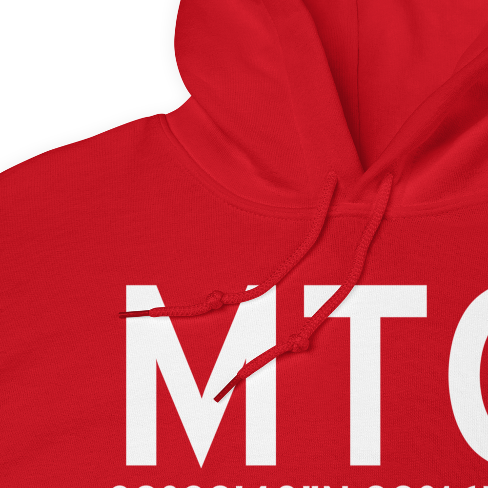 Mattoon/Charleston (KMTO) Airport Hoodie Sweatshirt 