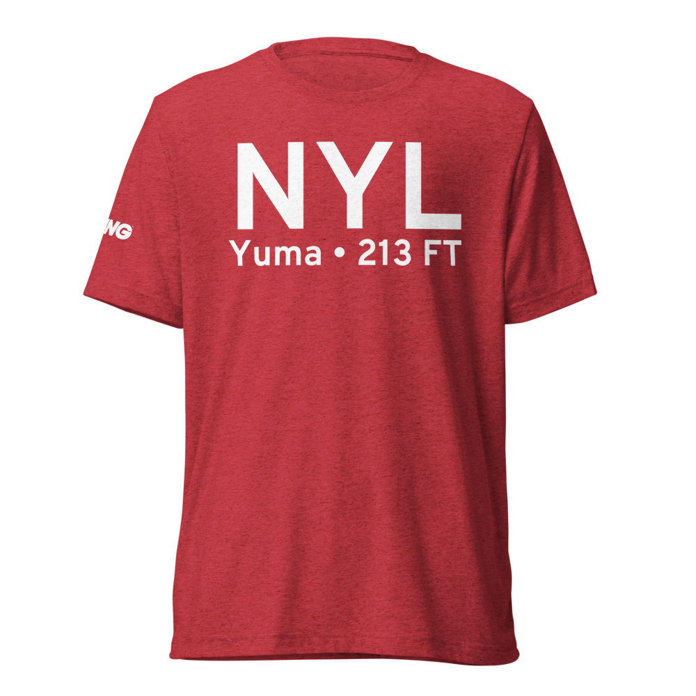 Yuma (KNYL) Airport Tri-blend T-Shirt 
