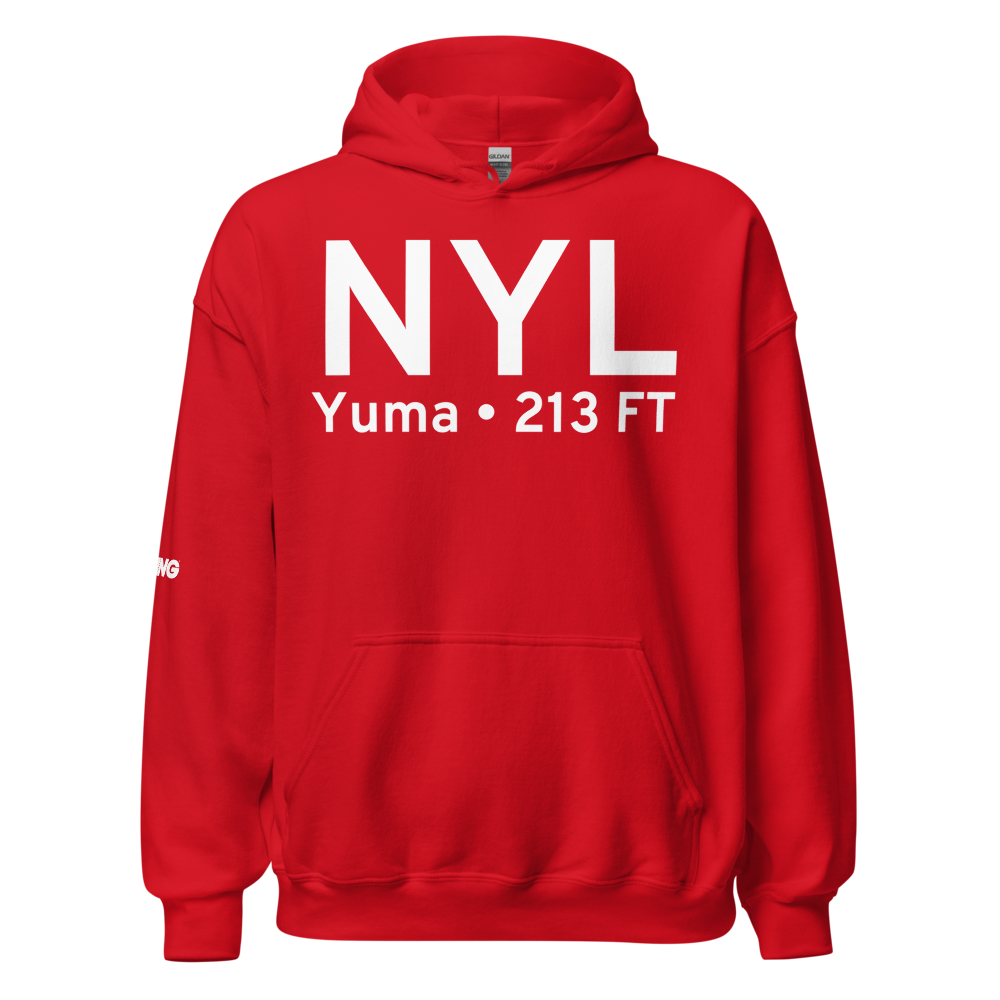 Yuma (KNYL) Airport Hoodie Sweatshirt 